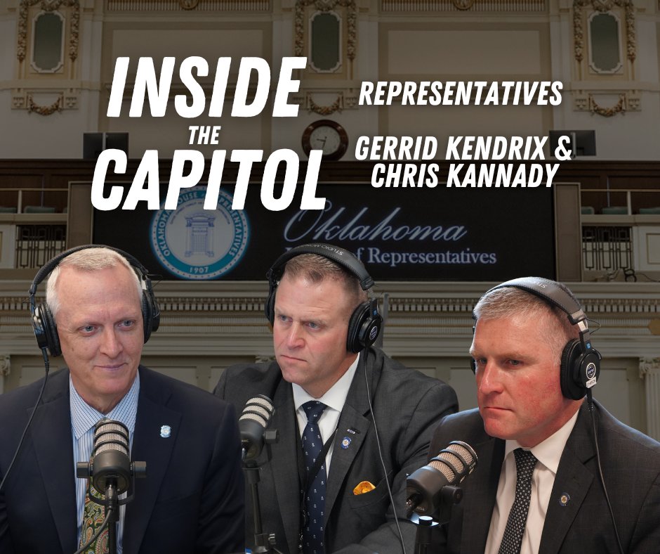 While A&B Vice Chair Trey Caldwell works on the state budget, Rep. Josh West hosts House Administrative Rules Chair Gerrid Kendrix and Rep. Chris Kannady to discuss the admin rules proposed by SDE and the budget negotiations as sine die approaches. LISTEN: podcasters.spotify.com/pod/show/okhou…