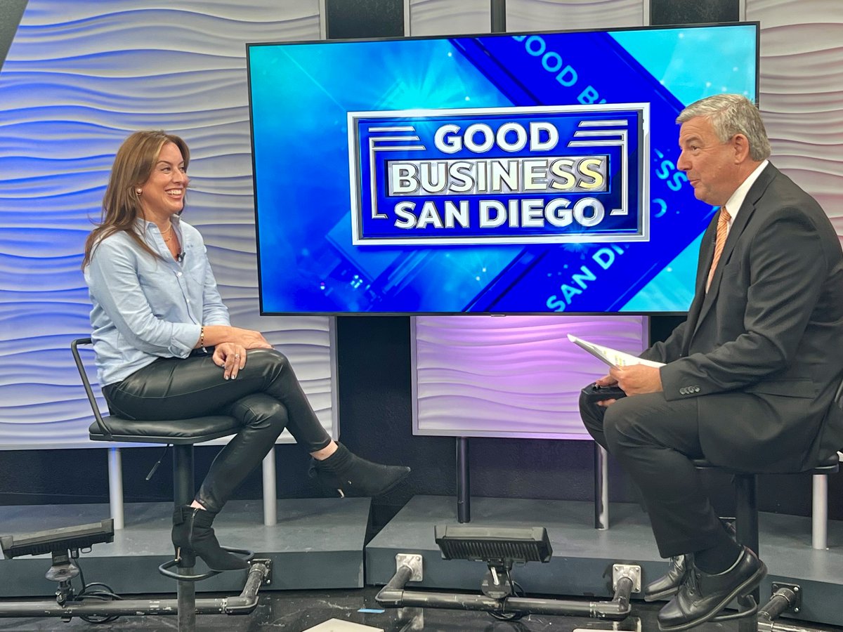 This morning, our Artistic Director Leah Rosenthal was featured on @KUSINews' 'Good Business San Diego.' Along with host Roy Robertson, the two spoke about our organizational growth, our performance facility, and what's in store for this year's SummerFest.