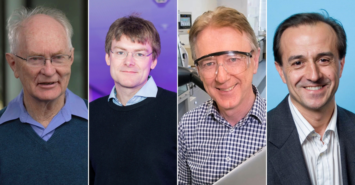 Congratulations to the four Fellows of the Academy, Professors Richard Hartley, David Komander (@komander_lab), Douglas MacFarlane (@DRMacFarlane) and Ivan Marusic, who are among 90 outstanding scientists elected to the @royalsociety. Learn more: science.org.au/news-and-event…