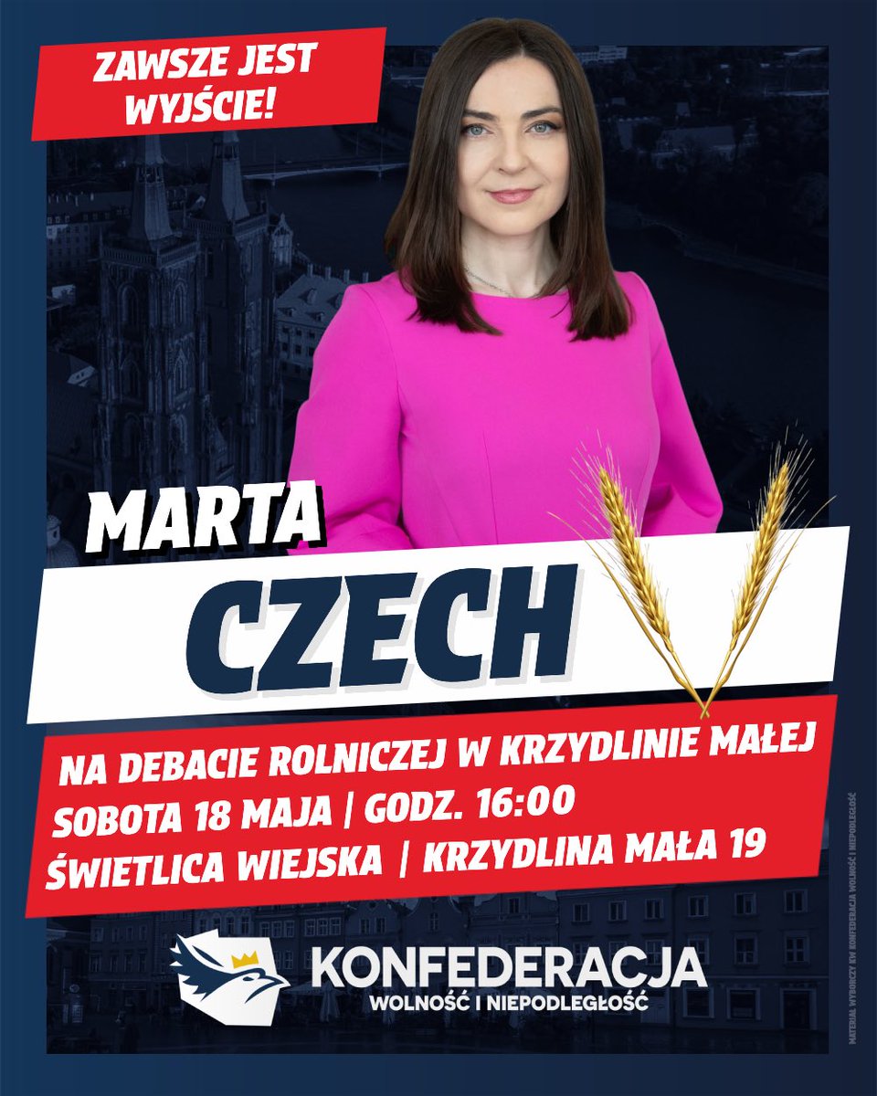 …a na sobotnie popołudnie zapraszam na Dolny Śląsk do powiatu wołowskiego! Między nami rolnikami 🌾🚜🇵🇱 Będzie się działo 😉 @KONFEDERACJA_ @KoronyPolskiej @KKonfederacji_ @KoronaMlodych @KancelariaSejmu @Europarl_PL @GrzegorzBraun_ @Wlodek_Skalik @AgroProfil @federacjarolna