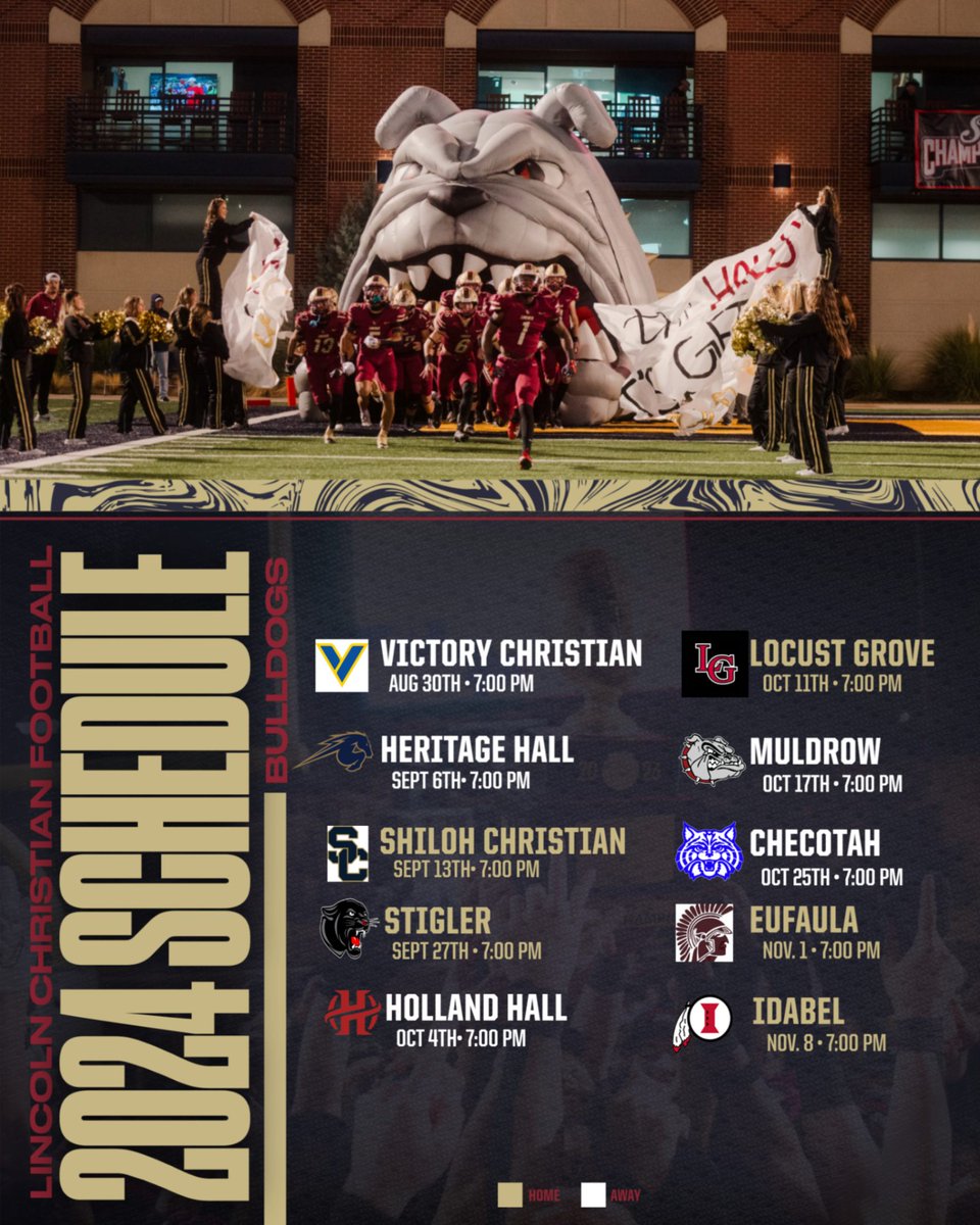 Updated 2024 HS Football Schedule