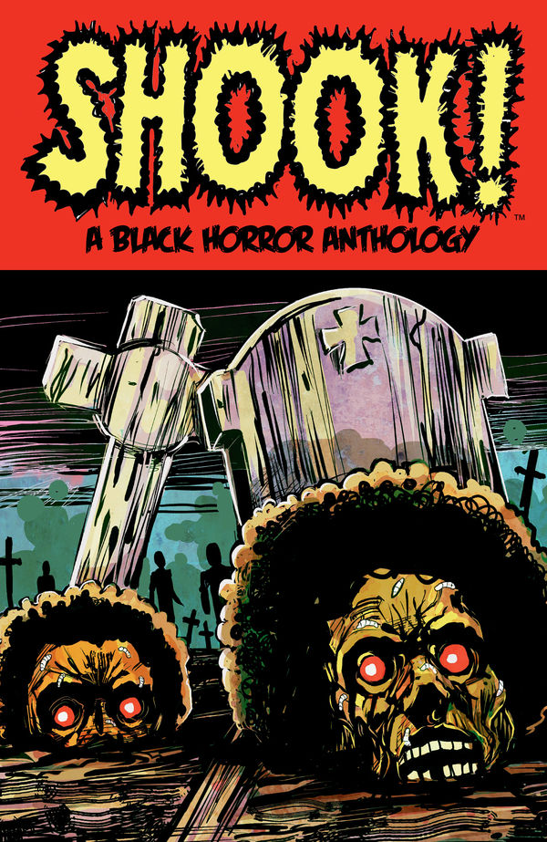 'Shook! A Black Horror Anthology is a triumph of storytelling, art, and cultural commentary. It’s a rare find in the comic book world—a collection that scares us moves us and makes us think...'--@ForcesOfGeek Read more in the full review: bit.ly/3U1R4LJ