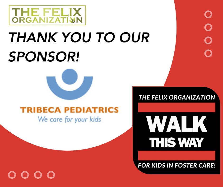 📣Thank you to our Walk This Way 2024 Sponsor, Tribeca Pediatrics! Your support over the years has impacted the lives of countless young people in foster care, and we could not be more grateful! @tribecapediatrics * * * #FosterYouth #FosterCare #WalkThisWay #WTW