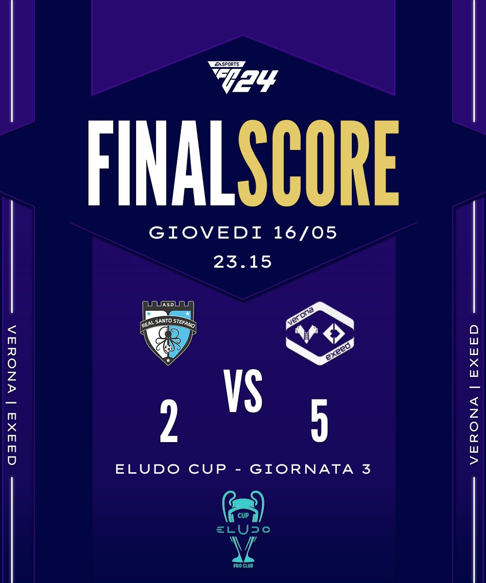 ALL IN FC (@allinfc25) on Twitter photo ๐ ๐ฎ๐น PROLEAGUE B - ROUND 22 ๐ฎ๐น
โ
๐ FC ESINIO
๐ฝ๏ธ๐บ LIVE :
youtube.com/watch?v=raVV04โฆ
๐ ๐ฎ๐น ELUDO CUP - GIORNATA 3 ๐ฎ๐น
โ
๐ REAL SANTO STEFANO
๐ฝ๏ธ๐บ LIVE :
youtube.com/watch?v=qlQWg8โฆ
<a href="/hvfc_esports/">hvfcesports</a> <a href="/exeed_official/">exeed</a>
<a href="/proleagueitalia/">ProLeague Italia</a> <a href="/eLUDO_official/">eLUDO</a> ๐ ๐ฎ๐น PROLEAGUE B - ROUND 22 ๐ฎ๐น
โ
๐ FC ESINIO
๐ฝ๏ธ๐บ LIVE :
youtube.com/watch?v=raVV04โฆ
๐ ๐ฎ๐น ELUDO CUP - GIORNATA 3 ๐ฎ๐น
โ
๐ REAL SANTO STEFANO
๐ฝ๏ธ๐บ LIVE :
youtube.com/watch?v=qlQWg8โฆ
<a href="/hvfc_esports/">hvfcesports</a> <a href="/exeed_official/">exeed</a>
<a href="/proleagueitalia/">ProLeague Italia</a> <a href="/eLUDO_official/">eLUDO</a>