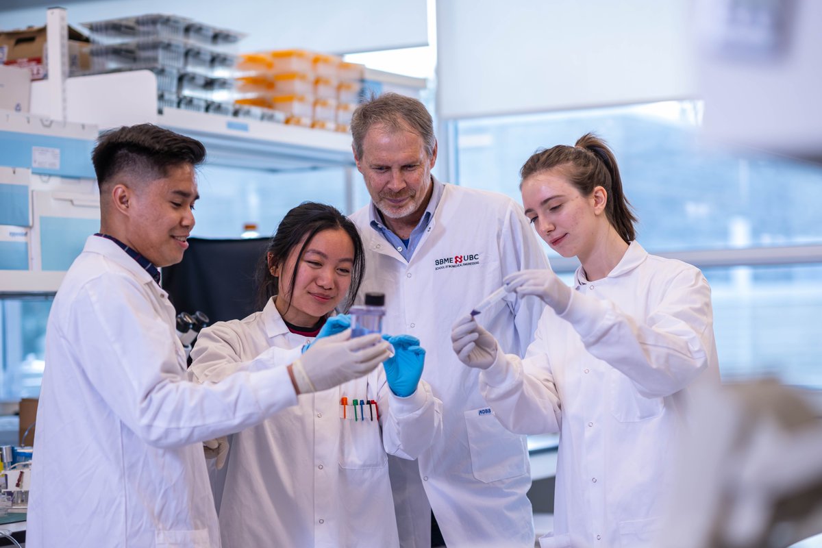 Congrats to the interdisciplinary UBC team behind the ImmunoE training program for receiving $1.65 million in federal funding from the @NSERC_CRSNG CREATE program to train a new generation of immunoengineers. bme.ubc.ca/ubc-team-recei…
