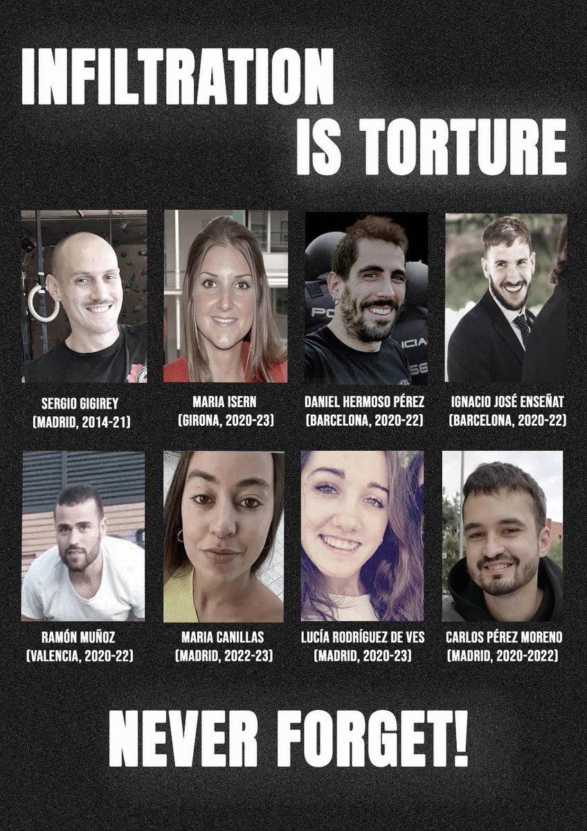 #infiltrationIsTorture #InfiltraciónEsTortura #InfiltracióÉsTortura
