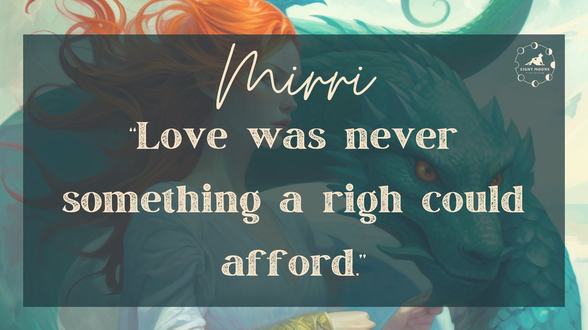 The new Anis na Righ of the kingdom of Fyre, solemn Mirri Naga has a lot to prove--to her father, her people, and herself. She's determined to be the best queen possible. Best laid plans and all that . . .
Link in bio.

#dragons #grumpyandsunshine @Kyro_Dean