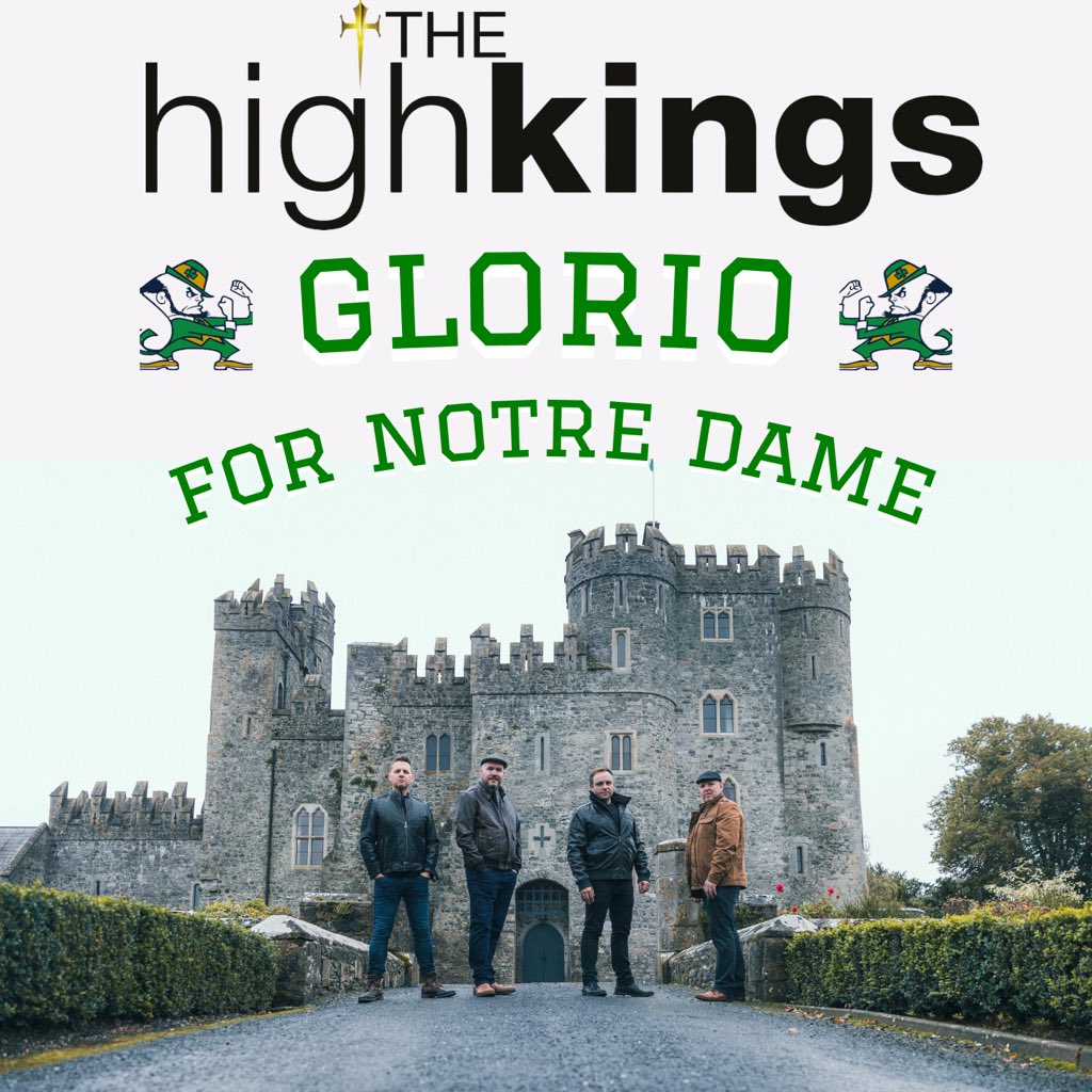 @Notredame have been embracing the Fighting Irish spirit since 1842! Today, we're her in Notre Dame,, paying homage to their legacy with the release of Glorio (For Notre Dame). Join us in celebrating! #NotreDame #Glorio #FightingIrish 

open.spotify.com/album/1HnFSwLt…