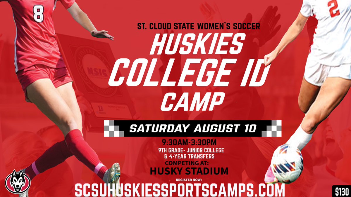 Registration is open for our Huskies College ID Camp! Sign up today as spaces are limited #GoHuskies See link in the bio!