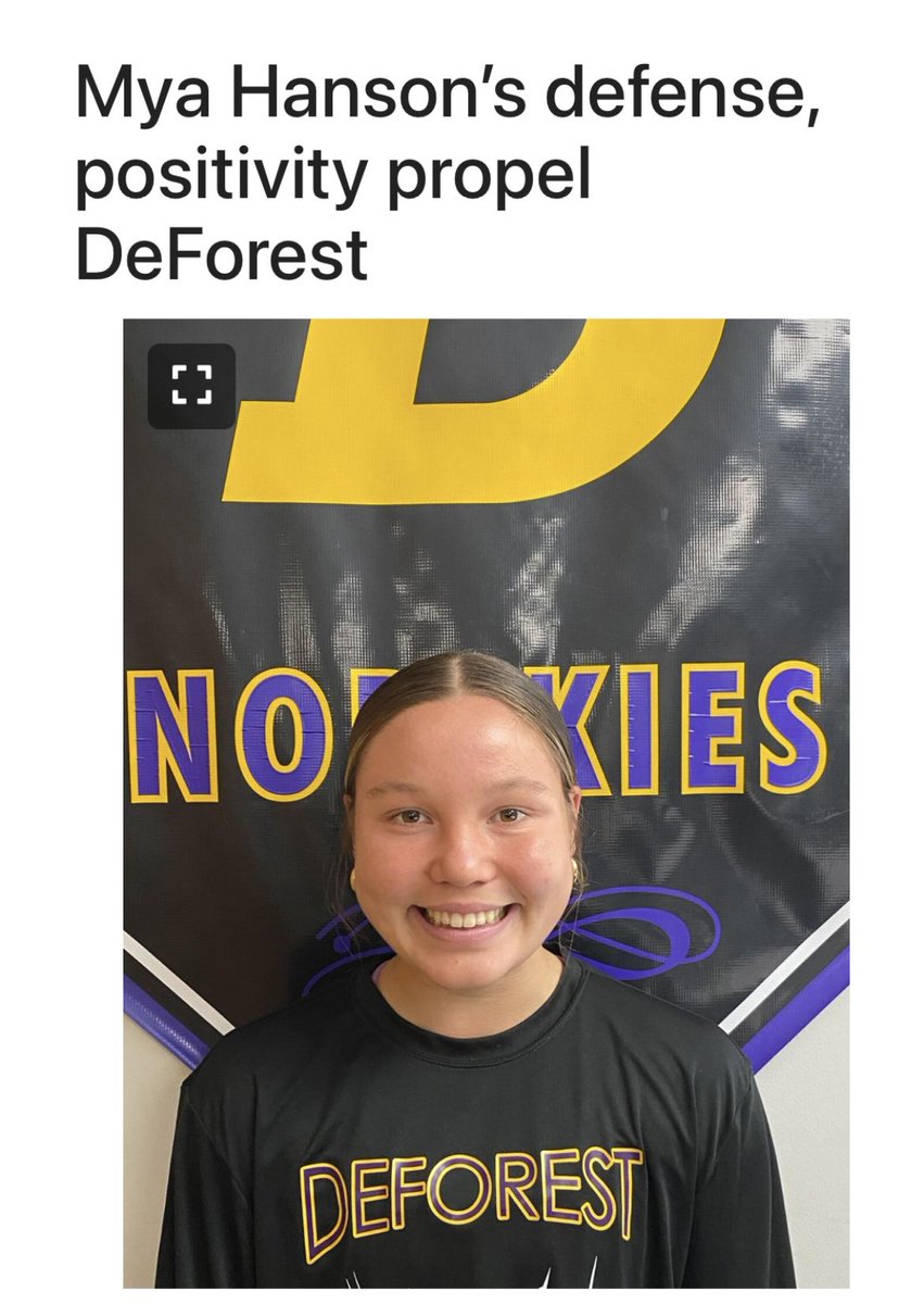 Thank you @WiStateJournal for the nomination for the SUPERNOVA of the week!!! @ImYouthSoccer @ImCollegeSoccer @WisconsinSoccer @SSN_NCAASoccer @Madison56ersSC @56ers07G