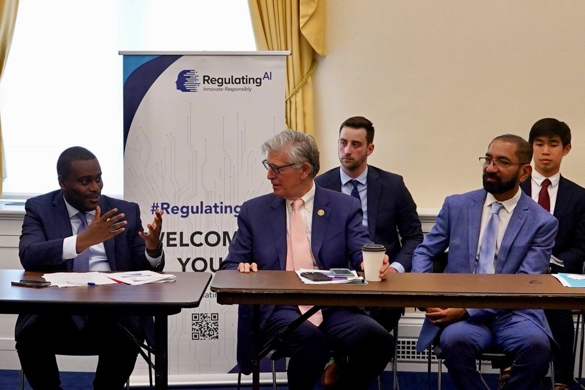In my view, Congress must play an active role in ensuring that we sufficiently address challenges & explore opportunities of artificial intelligence.

Glad I could join @RepDonBeyer & EU partners with @RegulatingAI today for a roundtable discussion on the path forward for action.