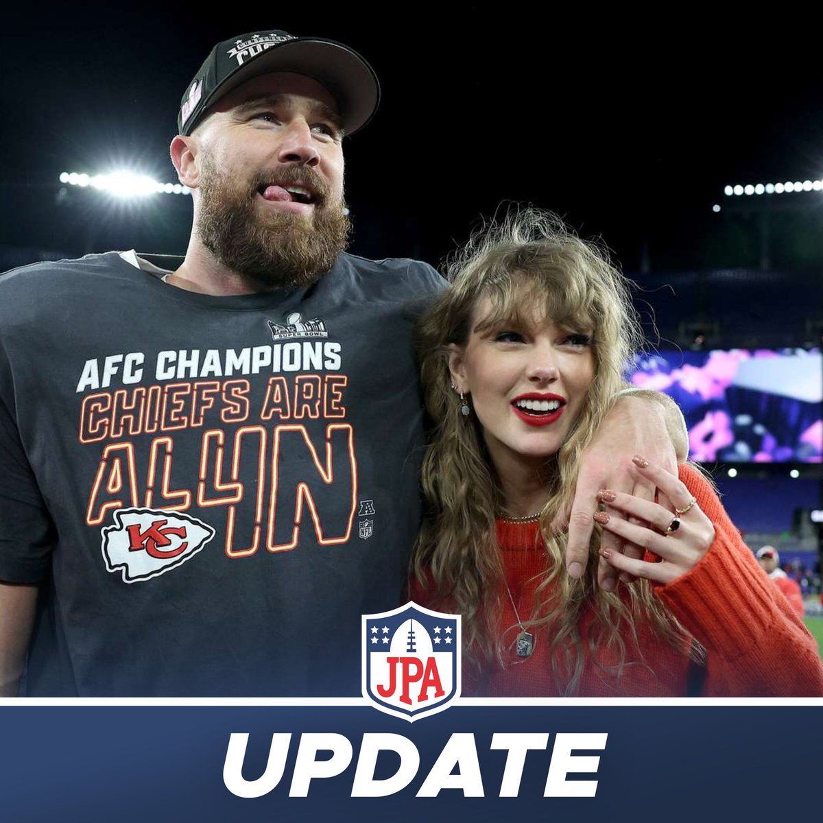 𝗨𝗣𝗗𝗔𝗧𝗘: The #NFL VP of Broadcast Planning Mike North says that the NFL took Taylor Swift’s concert scheduling into account to make the 2024-25 schedule. Taylor Swift could attend up to 14 of the #Chiefs games this upcoming season.