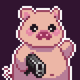 Piggies_NFTs's tweet photo. Hey Piggy, hold it right there!🐷🔫 
Show me a piggy from your collection in the comments, I'll be giving away 10 $Pixel to 5 holders!👊

How to participate:

🐽Comment with a screenshot of your favorite @Piggies_NFTs  from your collection
🐽Tag 1 friend to join the fun
🐽Like and Rt

Winners will be announced this Monday, good luck to everyone!🐷💗

🚨Winners will be verified before the prize is awarded, play fair!
#Piggies #Giveaway #NFTs