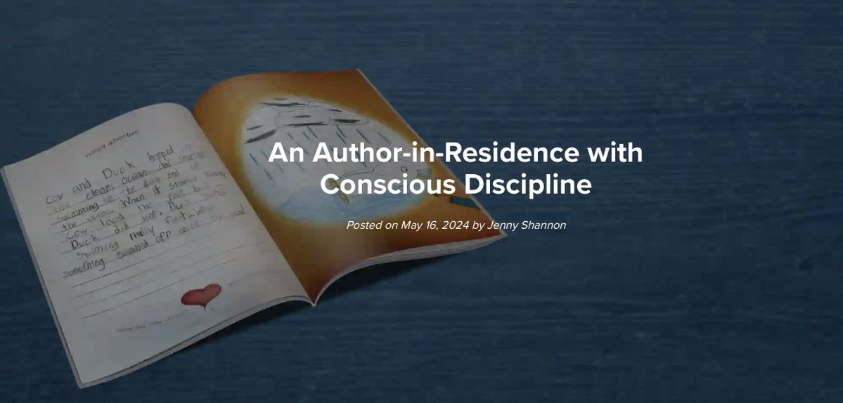 Learn more about how Certified Instructor Jennie Gries and Andrew Newman, a children’s book author, CEO, and Founder of Conscious Bedtime Stories collaborated in our latest article, 'An Author-in-Residence with Conscious Discipline' here: consciousdiscipline.com/an-author-in-r…