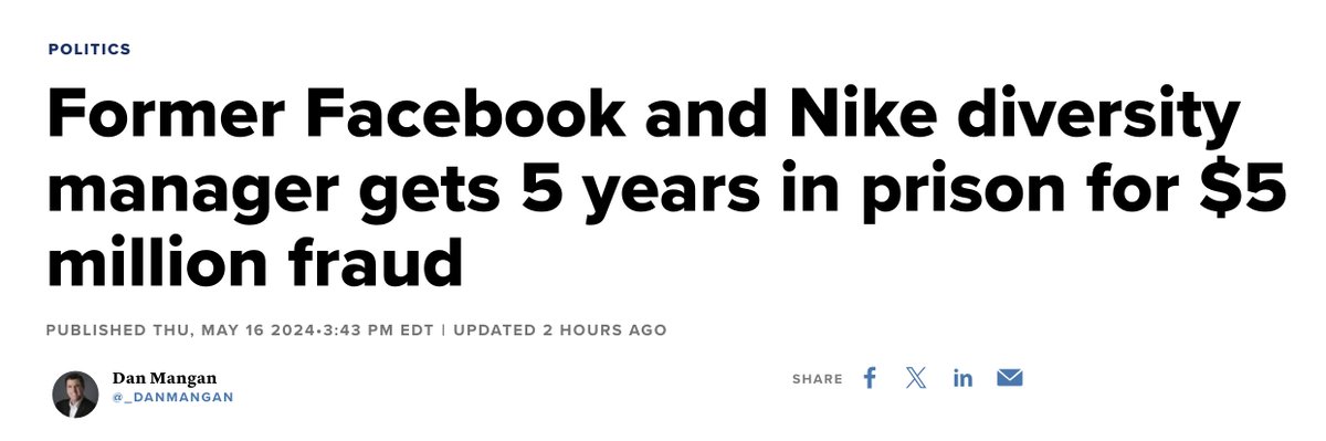 Fraud in DEI? Nobody could've predicted this.