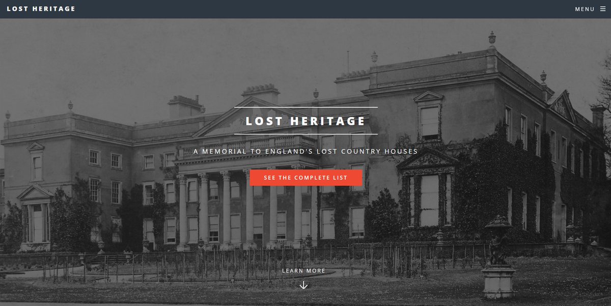 Good news: Lost Heritage (lostheritage.org.uk) has been rebuilt so that it works properly on mobile devices! Over 800 pages and hundreds of links updated. It was also a good opportunity to check and remove as many dead external links as possible. Thanks for your support.