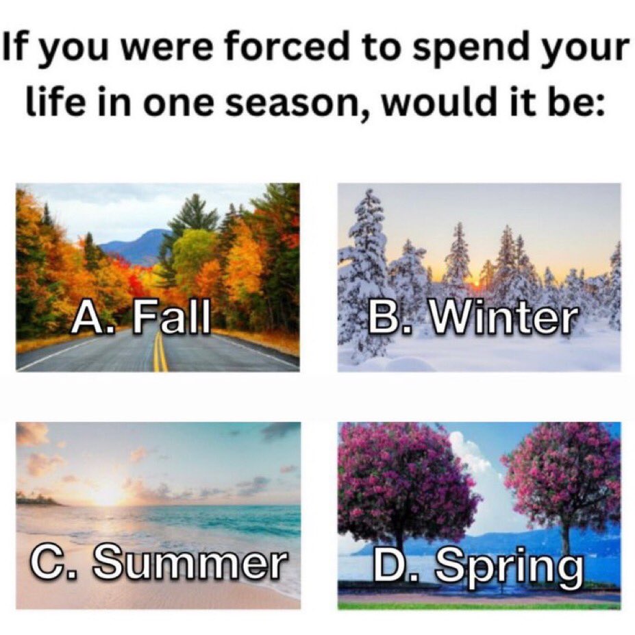 Fall for me. You?