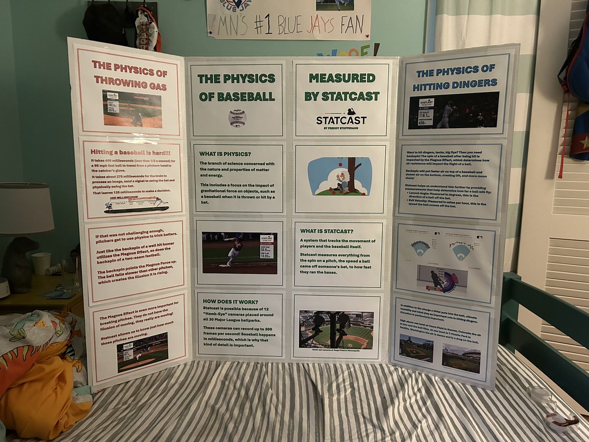 Watch out @jasonbenetti, @mike_petriello and @SlangsOnSports. There is an 8yo in MN gunning for your jobs. #ScienceFair