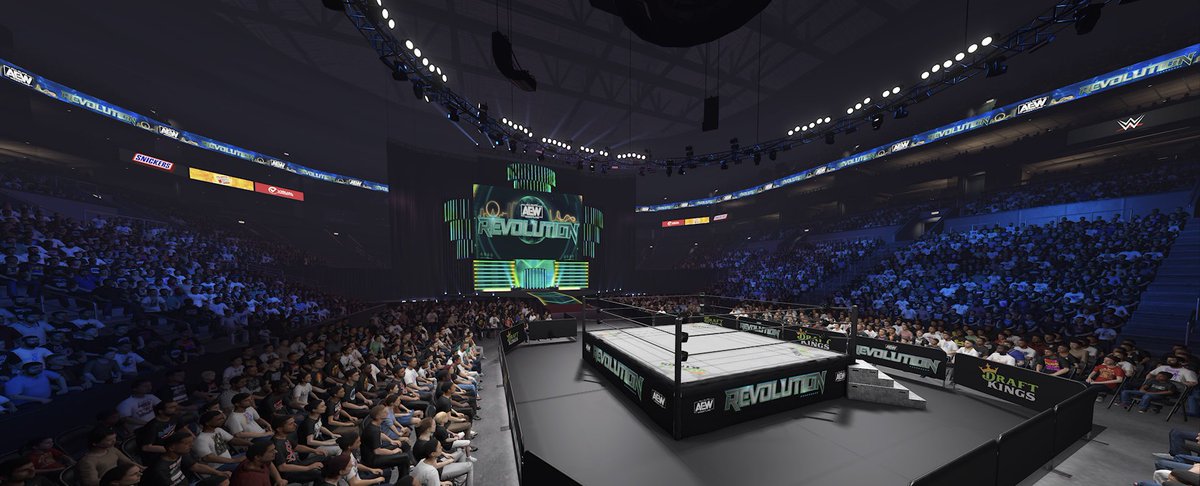 AEW 2021 - 2022 arena pack is available on #wwe2k24 Features: ~ All Out 22 ~Full Gear 21 ~Full Gear 22 ~ Rampage ~Revolution 22 ~Grand Slam ~Double or Nothing ~Forbidden door ‼️ Search tag: JENA I highly recommend to download both arenas & show.