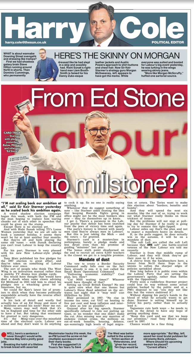 🗞️ Less Edstone more millstone…. thesun.co.uk/news/27967187/…