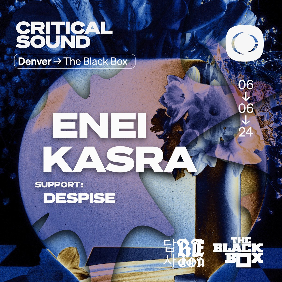 Big one incoming, <a href="/criticalsoundsr/">Critical Sounds (Recordings)</a> Denver with <a href="/eneimusic/">ENEI</a> &amp; <a href="/kasracritical/">Kasra</a> including local support from Despise of <a href="/ReconDNB/">ReconDNB</a> on June 6th. You in?

bit.ly/CriticalDenver…