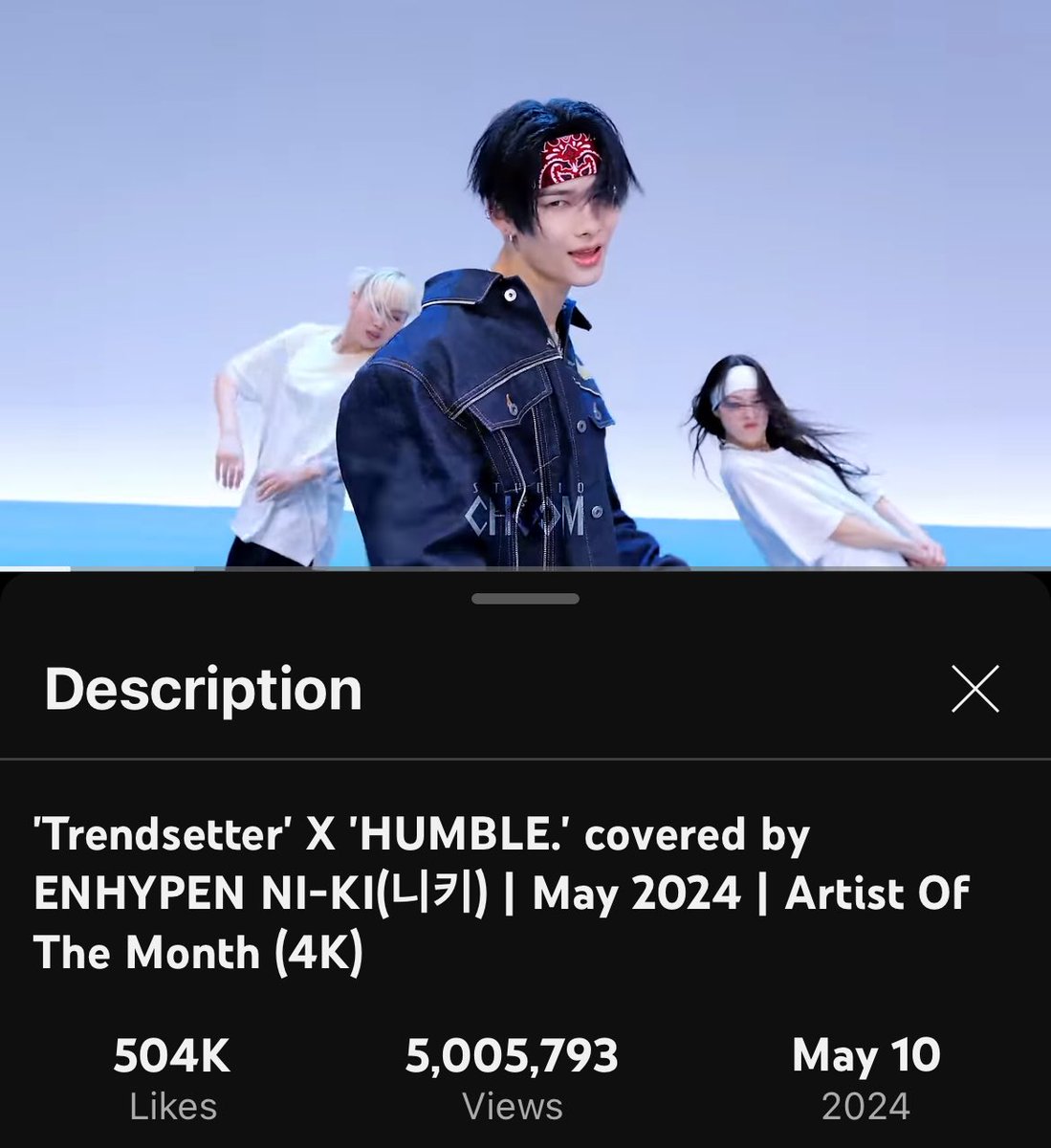 5 Million views for Ni-ki AOTM!  He’s the 4th fastest idol to reach this milestone, and he did it post youtube filtering algorithm change. 

6M next 🎯 Let’s get it!