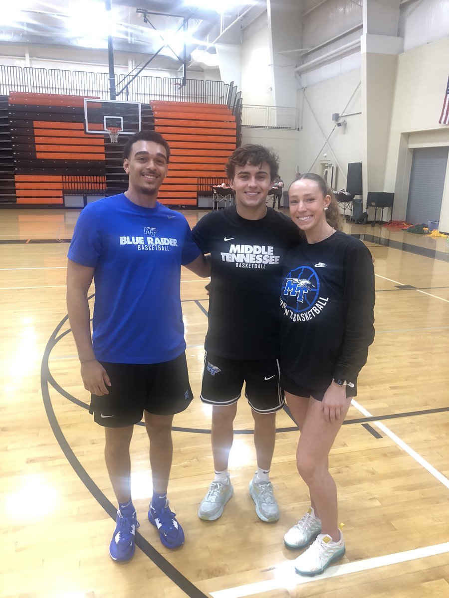 AND THAT’S A WRAP on the 2024 MTCS Elementary Basketball Camp! 

We had some surprise guests from MTSU MBB and WBB show up and show us some skills today - thank you for swinging by!!  

Have a great summer cougar family 🧡

<a href="/MTCSAthletics/">MTCS Athletics</a> <a href="/MTCSCougarMBB/">MTCS Basketball</a>