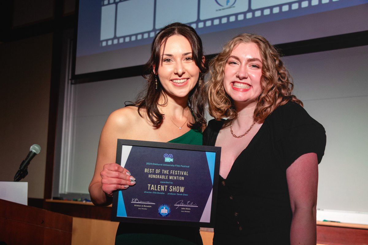 The first EU Film Festival was one for the books– and screens! Congratulations to our students who received awards for their hard work, and for helping to organize this amazing event.🎬