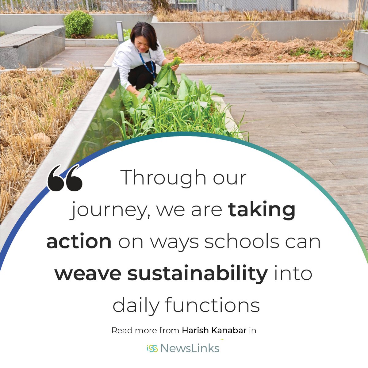 In #ISSedu NewsLinks, @hkanabar shares the 3-year action plan to integrate sustainable practices at @SISGeckos. Find inspiration and actionable steps at iss.education/NL24-SIS-Susta… #SISrocks #Sustainability #EnviroEd