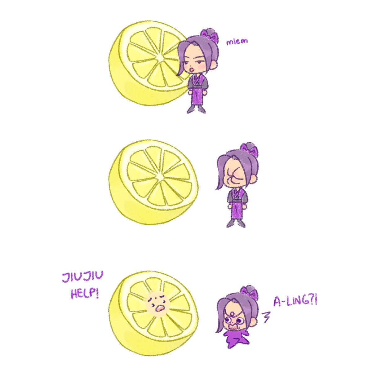 no wonder that lemon tasted extra sour >:T
#jiangcheng #jinling #mdzs
