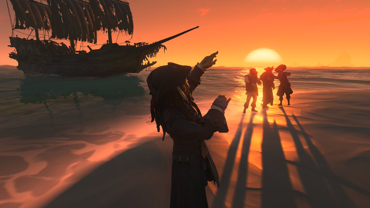 Take what you can… give nothing back🏴‍☠️. Theme : Stunning Sunsets @SeaOfThieves #sotshot #seaofthieves #bemorepirate