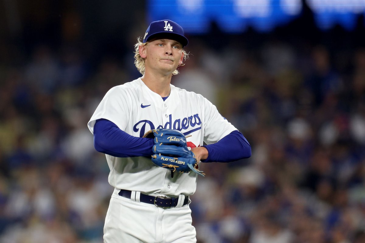 The Dodgers announced that Emmet Sheehan had season-ending right elbow UCL surgery yesterday