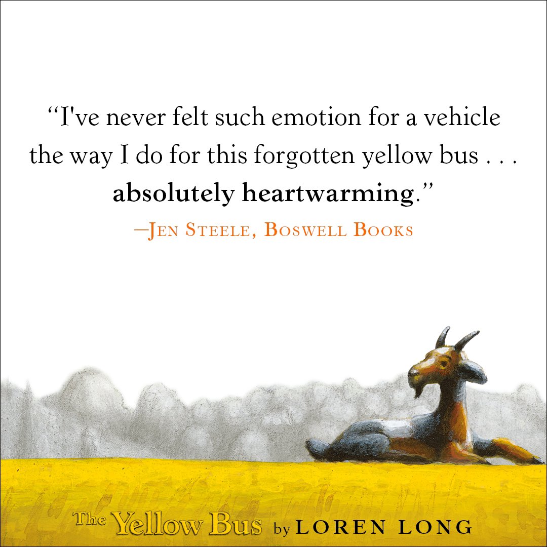 It’s been a bit overwhelming seeing reader's early reactions to The Yellow Bus. Thank you Jen, Cathy, and Mary for these incredibly kind words. @MacKidsSL @MacKidsBooks @BlueWillowBooks @boswellbooks @MacmillanUSA