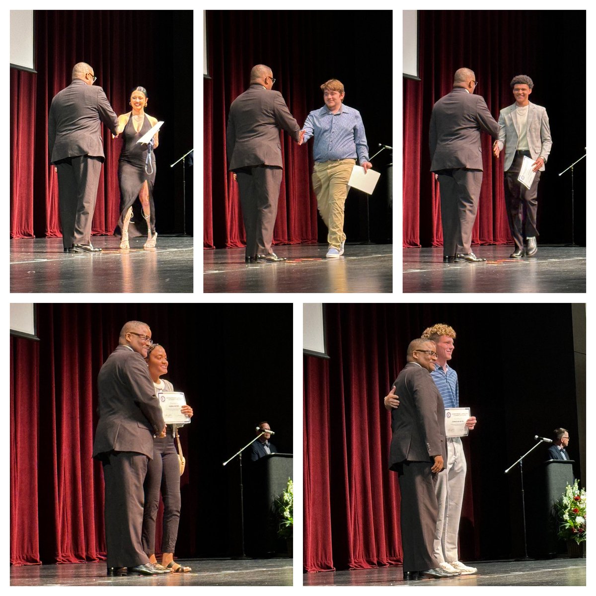 It’s a pleasure to present the superintendent’s award to those @LCHSBears seniors who have earned straight A’s for the first 3 quarters of the academic school year. All not pictured here due to the number recognized! #LTpride #GoBears