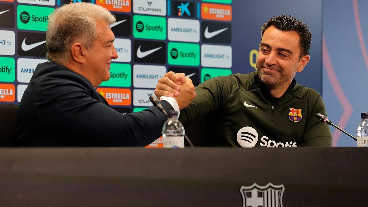 💢 Plusieurs membres de la direction du Barça font pression sur Laporta pour que Xavi soit renvoyé

🗯️ Beaucoup n'ont pas apprécié ses propos sur la situation du club en conférence de presse

🗞️ @manucarreno via @carrusel