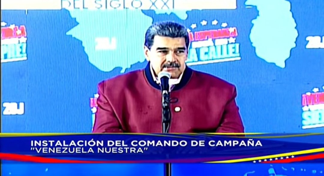 "Hoy vamos a dar un paso muy importante para avanzar con ventaja, superioridad y temple en el escenario de defender nuestro país de la amenaza en el que está sometido y ganar la batalla del 28 de julio", presidente Nicolás Maduro.

#EsteEsUnPuebloMaduro