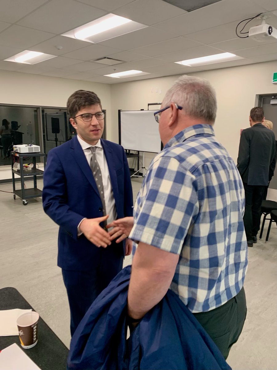 This morning I spoke at a great event hosted by @FortSaskChamber, along with @HomeniukJ, @GaleKatchur, and the Mayors of Lamont and Bruderheim. I shared an update from Parliament about the increasingly extreme economic policies of the NDP-Liberal government, and the need for a