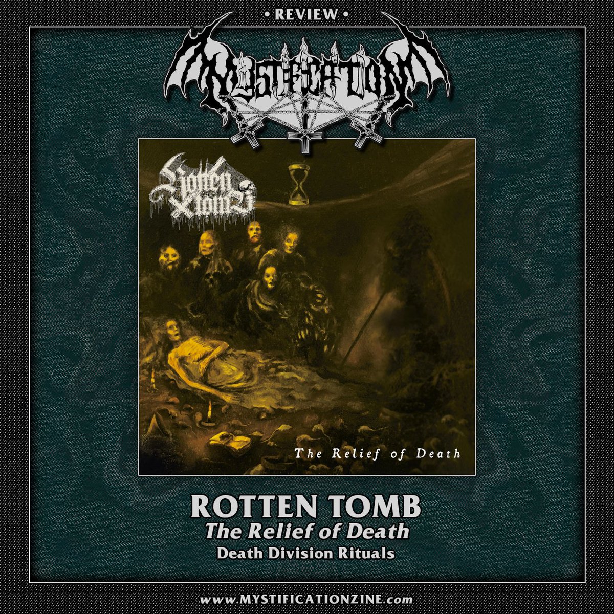 ROTTEN TOMB – The Relief of Death (2024) | REVIEW Death metal from Iquique, Chile. Second LP. mystificationzine.com/2024/05/16/rot…