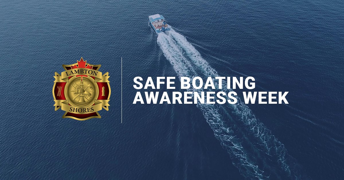 This week is Safe Boating Awareness Week and <a href="/LambtonShoresFD/">LambtonShoresFire</a> has a dedicated webpage to help ensure you can stay safe on the water this summer.

Learn more: lambtonshores.ca/en/living-here…

#SafeBoatingAwarenessWeek