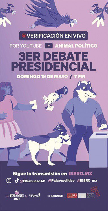 Seguimos trabajando por la verdad como insumo fundamental para la preservación de la democracia. Les esperamos el domingo a partir de la 19 horas. @PSC_IBERO @IBERO_mx @comunicacionUIA @Pajaropolitico @ElSabuesoAP