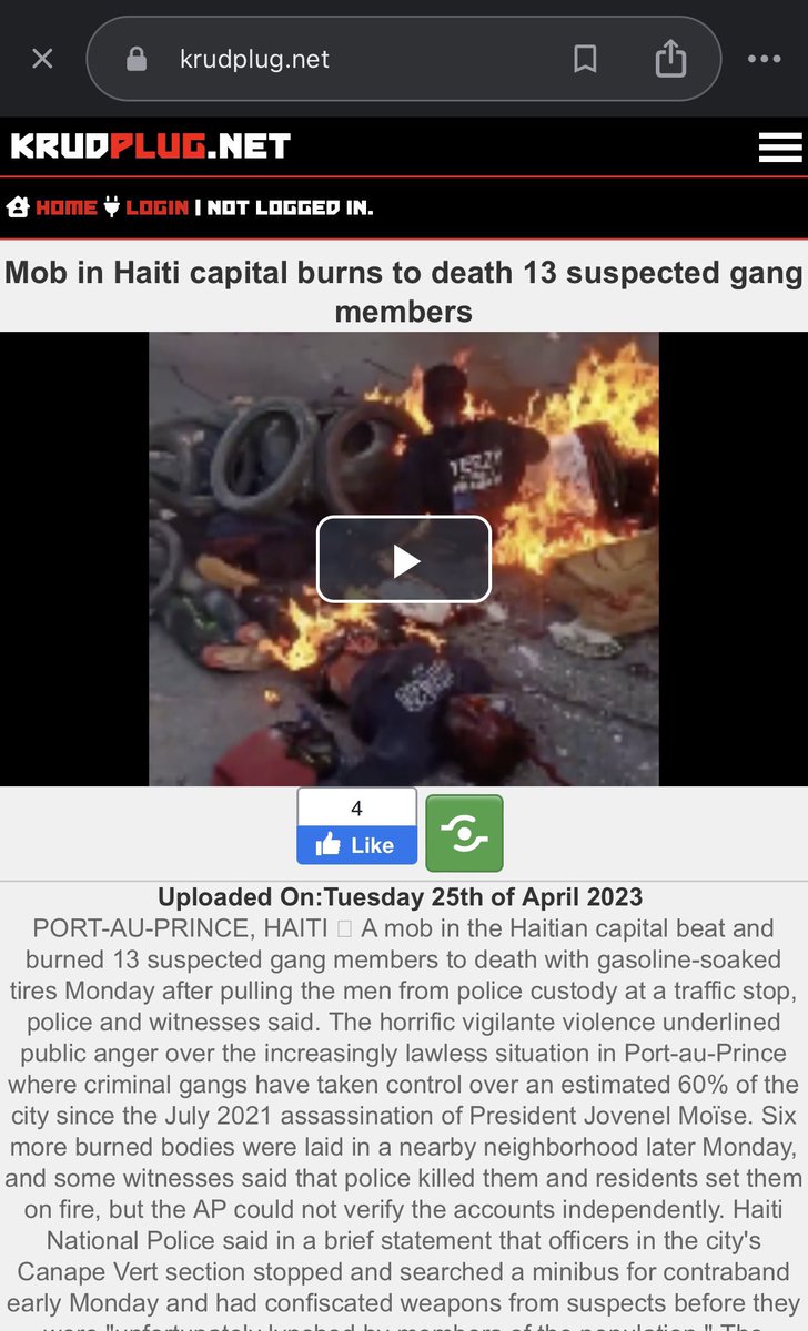 Yorubas are out for full time Propaganda…. Below page is consistent at it… Recently it was a ki*dnap incident at Lokoja, being tagged to the Southeast and igbos…. Here is an incident that happened in Haiti, being tagged to igbos…. Most of the Crime Reports they post, are