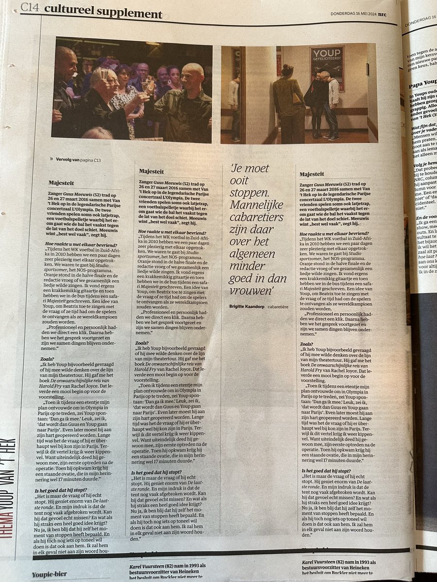 Als de btw omhoog gaat moet je op de kosten letten als je een krant maakt. Maar nu al <a href="/nrc/">NRC</a>? 😉