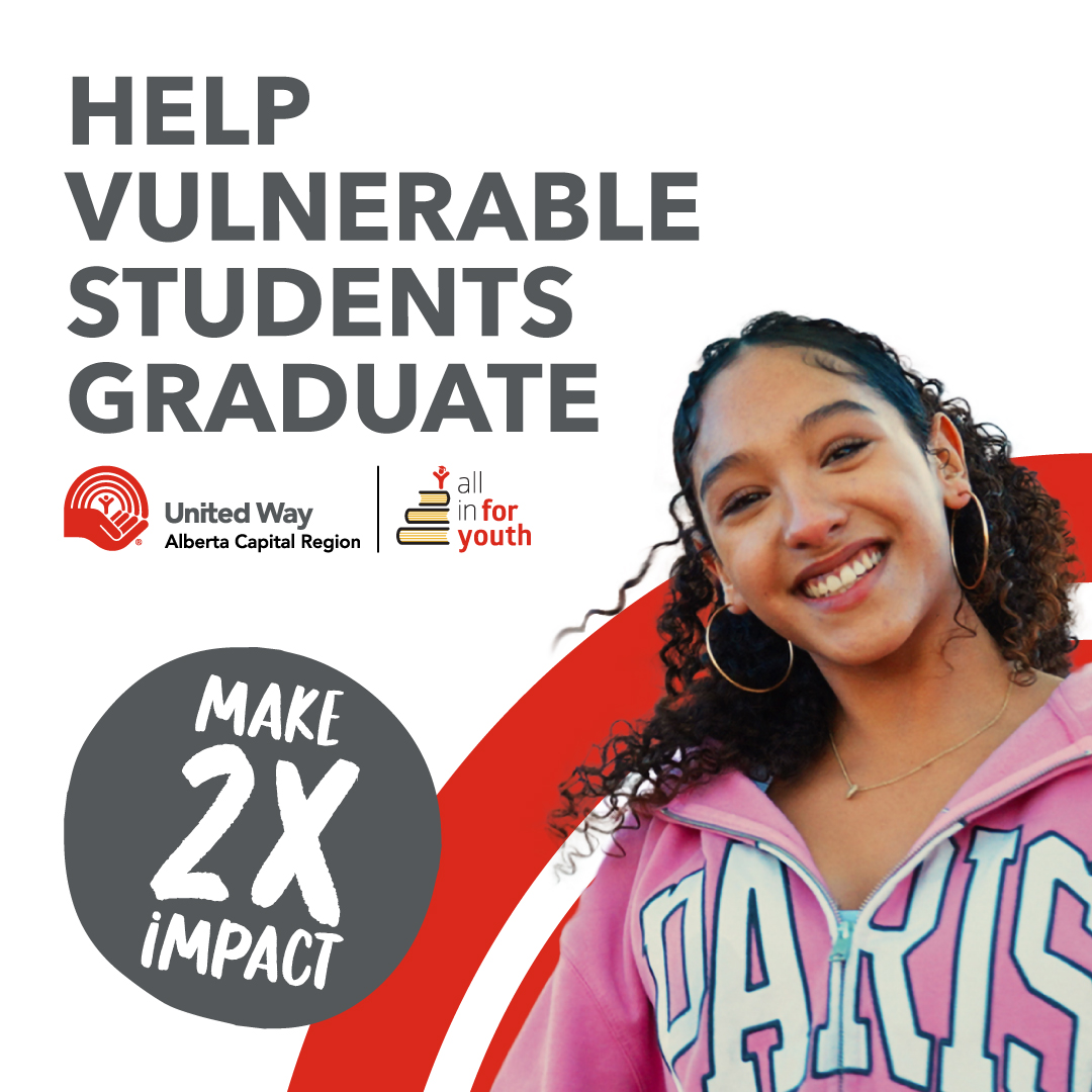 One person can change a child's life. #AllInForYouth provides mentors, therapists, & meals to transform lives. 🌟 Until June 21, @EPCOR will match donations up to $75,000! Join us in making a difference in the lives of our future leaders. Donate: myunitedway.ca/springmatch/ #AIFY