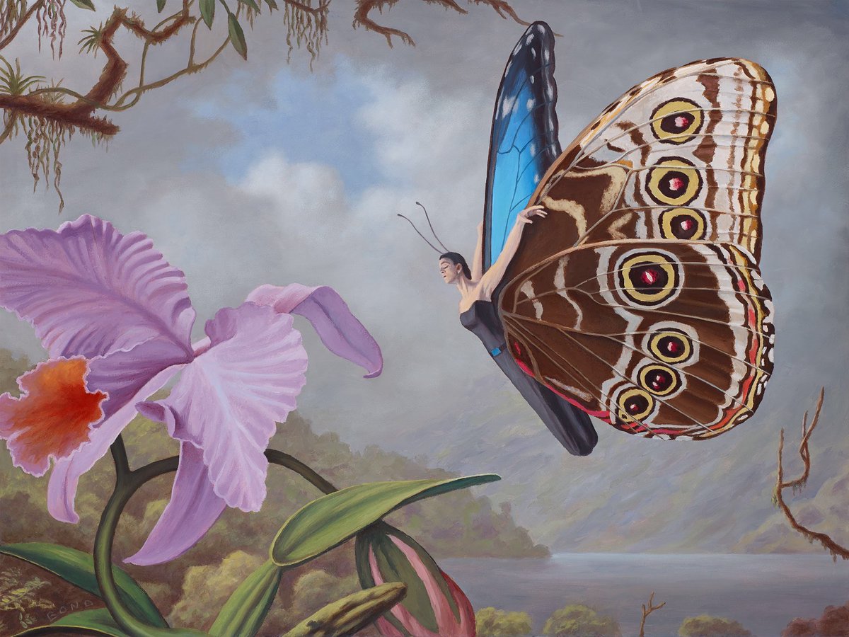 #Words #Art #GN “To seek visions, to dream dreams, is essential, and it is also essential to try new ways of living, to make room for serious experimentation, to respect the effort even where it fails.' #BornOnThisDay Adrienne Rich 🖌️Paul Bond🇺🇸Morpho