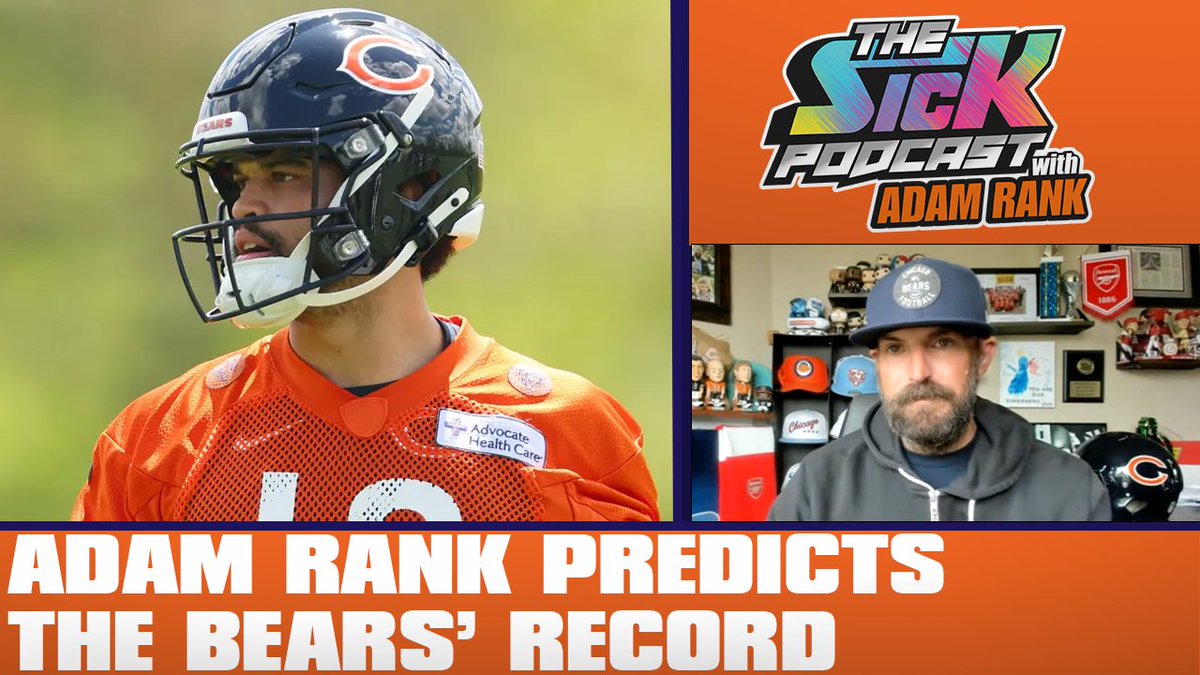 🚨New Episode🚨 @adamrank breaks down the #Bears schedule and gives a record prediction. Full pod👇 Watch: youtu.be/8BSXbzinhHk Listen: traffic.megaphone.fm/SICMED58517950… #thesickpodcast