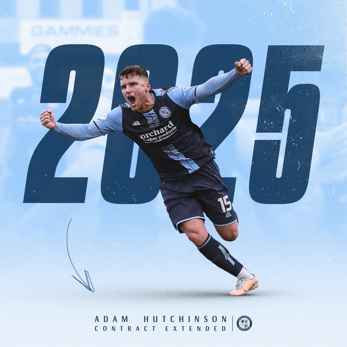 HUTCHI AGREES CONTRACT EXTENSION Loons’ manager Ray McKinnon is delighted to have secured the ongoing services of Adam Hutchinson, who has signed a one year contract extension. Adam will now remain at Forfar until at least the summer of 2025. Read: tinyurl.com/3xf9p78a