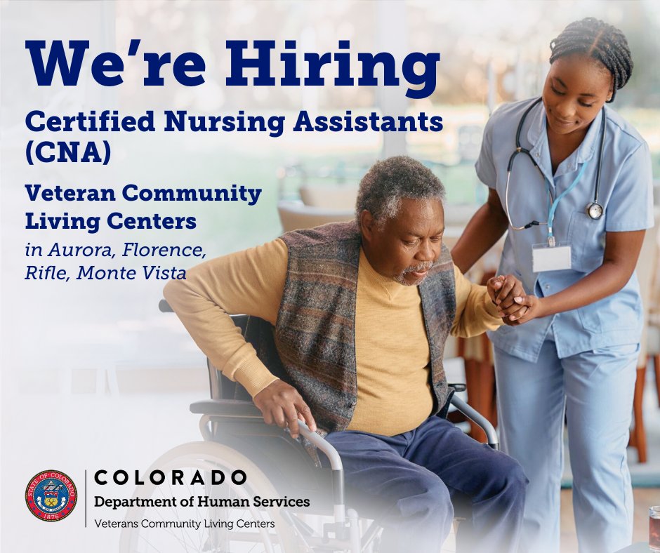Calling all CNAs! 📣 Join us at our Veterans Community Living Centers across the state and be part of our teams providing award-winning, personalized care that's tailored to veterans and their loved ones. View current openings: tinyurl.com/apply-VCLCCNA 📲