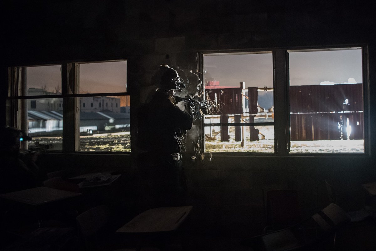 Darkness... we don't fear it, we thrive in it. 🌙 🌑 #SpecialTactics teams are specially trained to lead covert, nighttime global access, precision strike, personnel recovery and battlefield surgery operations. 📸 : Staff Sgt. Rose Gudex