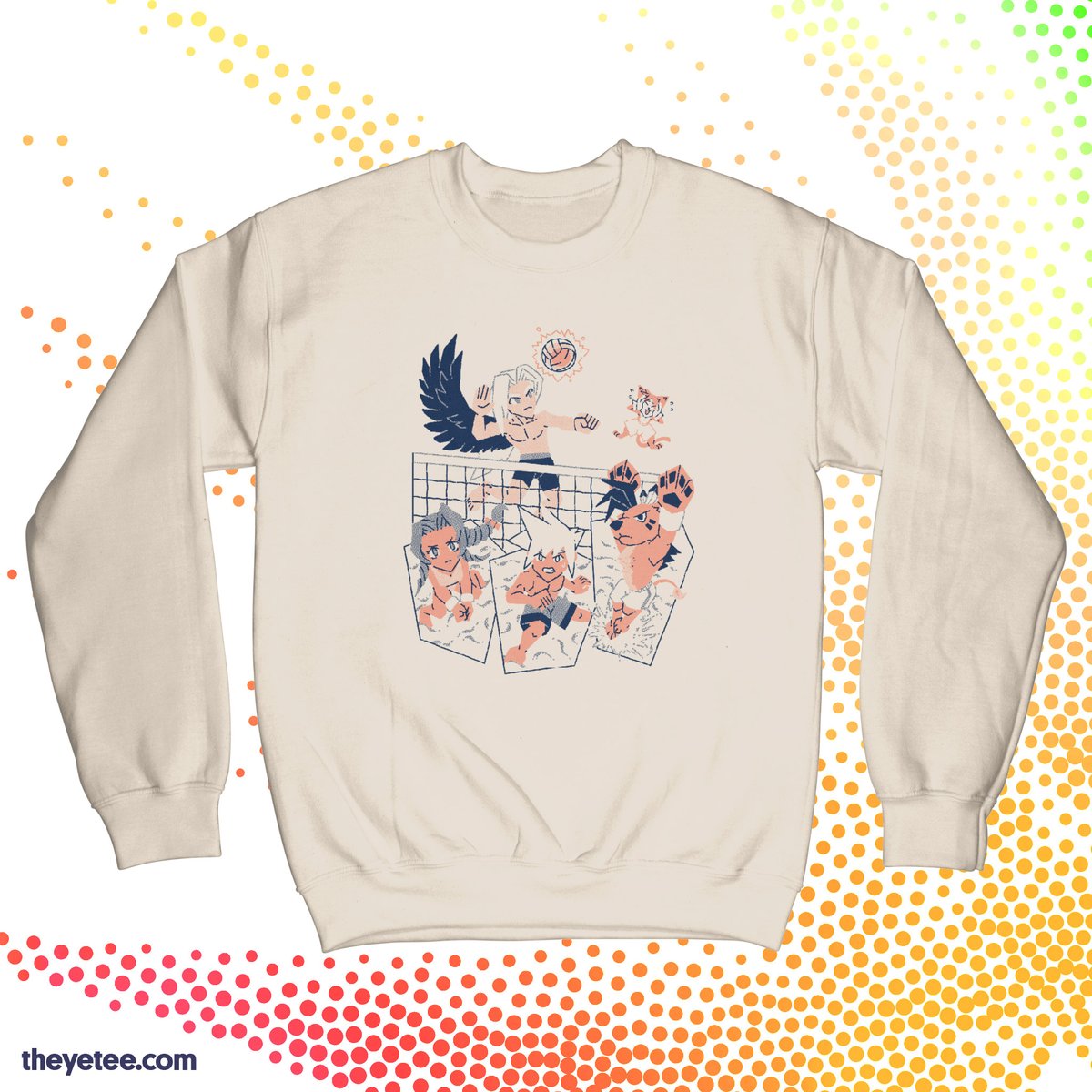 「Here comes the spike! *waits through 5 m」|The Yetee 🌈のイラスト