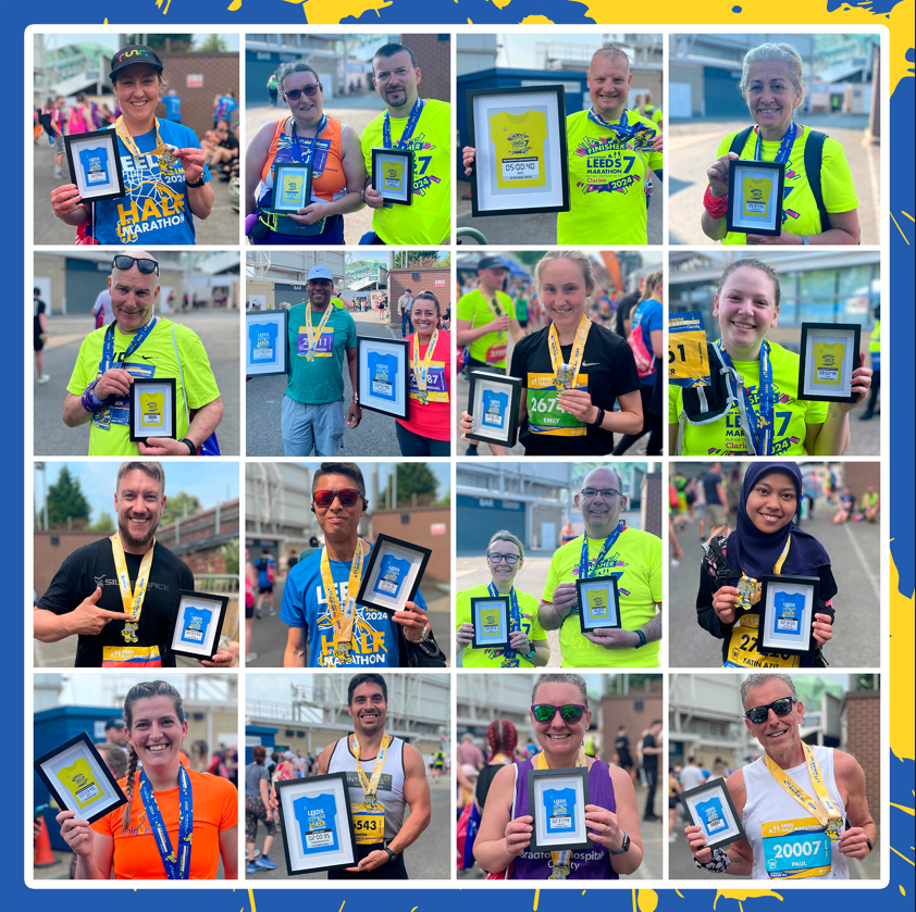 Celebrate your massive achievement by purchasing a race memento for completing the Rob Burrow Leeds Marathon or Leeds Half Marathon💙💛 There is still time to order your art print now. Click the link below👇 bit.ly/3MnJohb